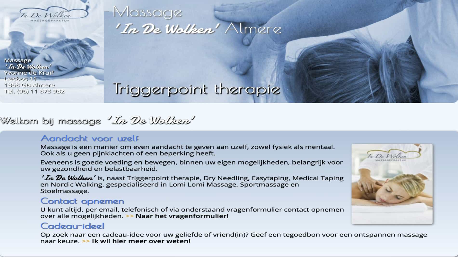 Massage In De Wolken